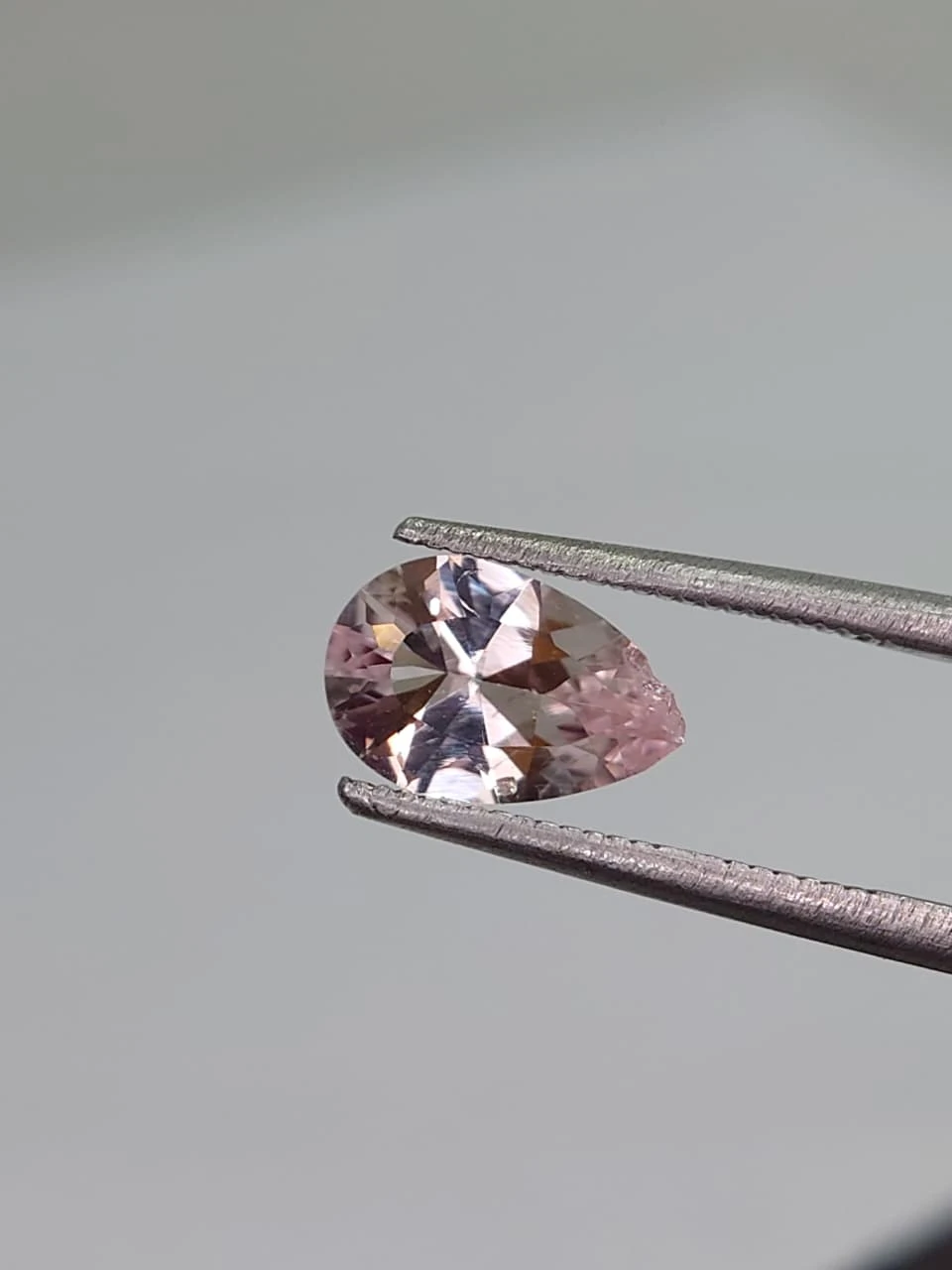 1.2ct Natural Pastel Pink Topaz from Katlang, Pakistan — view 4